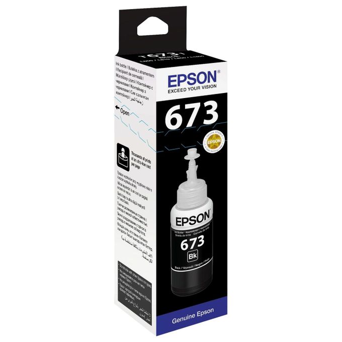 Epson Bouteille D'encre Epson 673 Noir - 70ml Epson Bouteille D'encre Epson 673 Noir - 70ml